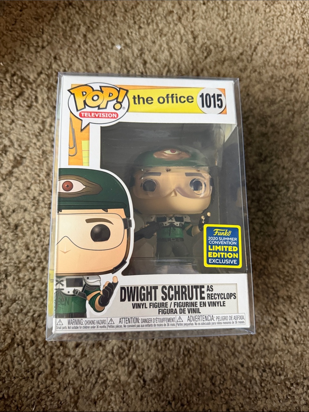 Funko Dwight Schrute Recyclops Pop! Figure - Green